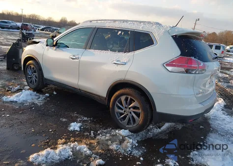 2016 Nissan Rogue Sl z USA, uszkodzony, nr VIN 5N1AT2MV6GC755462